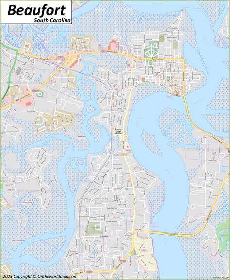 Beaufort Map | South Carolina, U.S. | Discover Beaufort with Detailed Maps