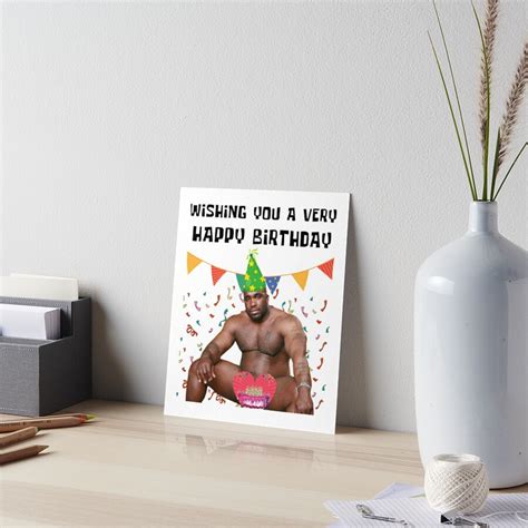 Barry Wood Happy Birthday Meme Art Board Print By Amystores Redbubble