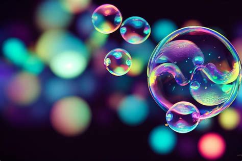 Premium Photo | Colorful bubbles background