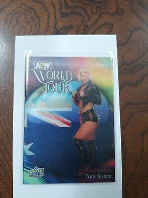 AEW Upper Deck World Tour Toni Storm Australia EBay