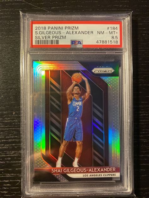 2018 19 Panini Prizm Silver Prizm 184 Shai Gilgeous Alexander RC