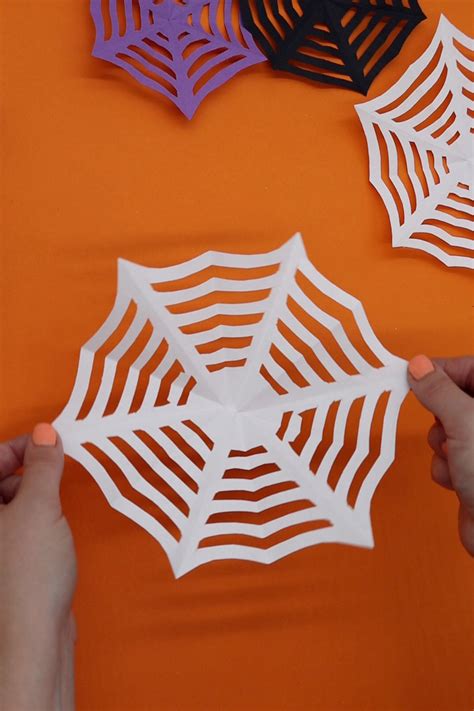 How To Make A Paper Spider Web Pjs And Paint