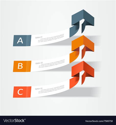 Banner infographic design template Royalty Free Vector Image