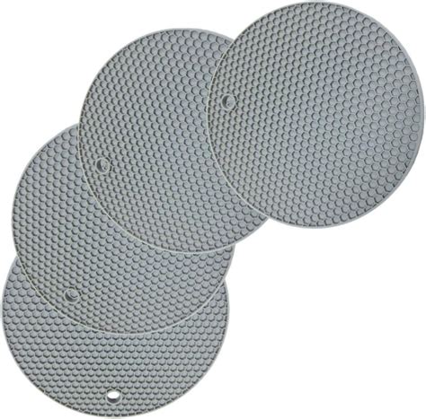 Silicone Trivet Mat Fohil Heat Resistant Honeycomb Kitchen Table Pad For Hot Pots Holder Pads