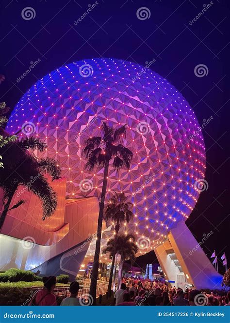 epcot ball editorial photo image  disney epcot ball