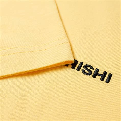Maharishi Classic Logo T Shirt Yellow End