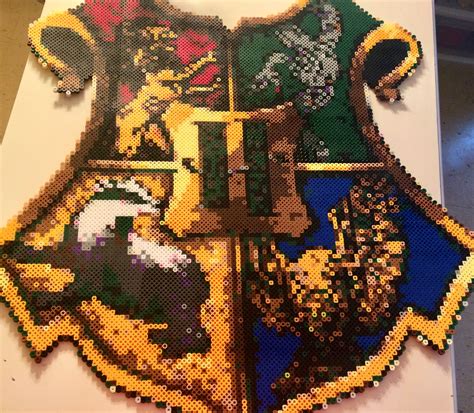 Perler Bead Harry Potter Crest Harry Potter Crest Perler Beads