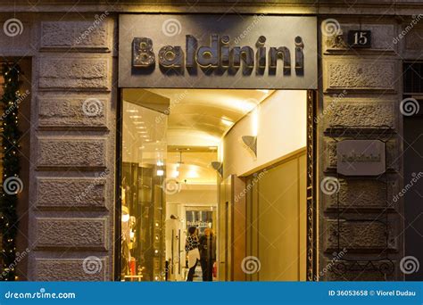Baldinini shop editorial stock photo. Image of golden - 36053658