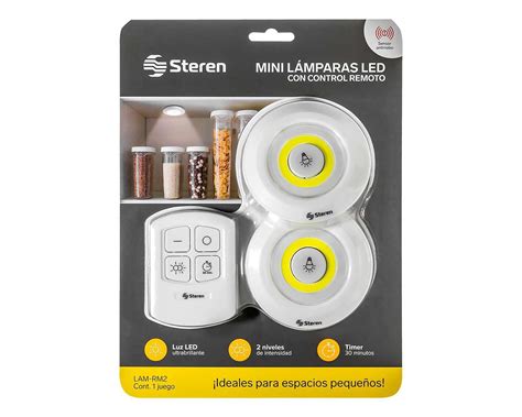 Mini L Mpara Led Steren Con Control Remoto Piezas Coppel