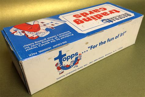 Lot Detail 1971 Topps Baseball 4th Series Vending Box 500