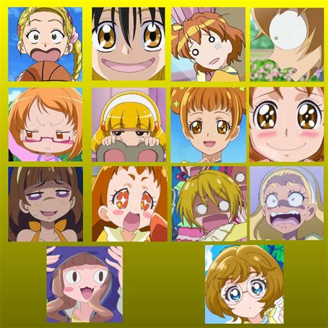 Pretty Cure All Stars Yellow Funny Face By 3383383563 On Deviantart