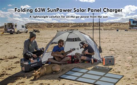 Upgraded W Sunpower Solar Panel Bigblue Portable Solar Charger For