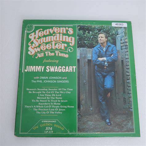 Jimmy Swaggart Heaven'S Sounding Sweeter All The Time LP Vinyl Record