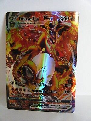 CARTE POKÉMON DRACAUFEU Vmax Gigamax 308 190 PV350 EUR 10 00 PicClick FR