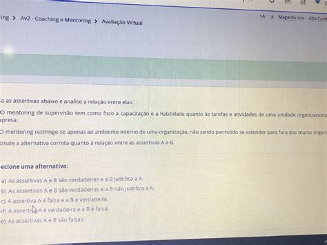 Leia As Assertivas Abaixo E Analise A Relação Entre Elas - Leia as assertivas abaixo e analise a | StudyX