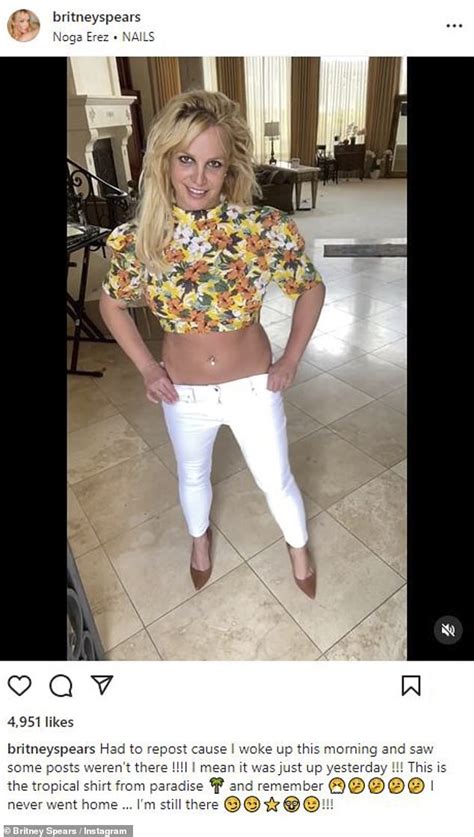 Britney Spears Flaunts Her Toned Abs And Slim Waist In Cropped Shirt From Reposted Reel Sound