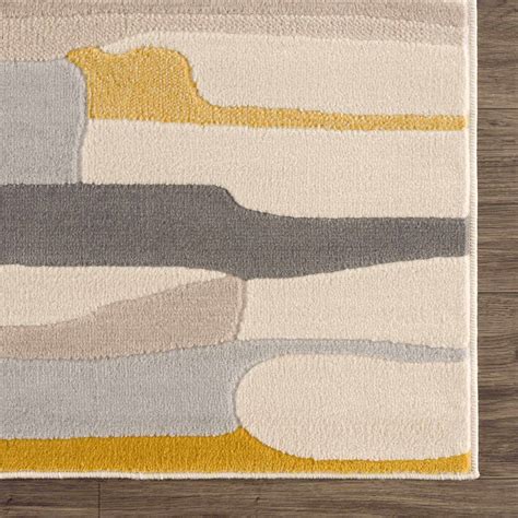 Sample Southfields Mustard Area Rug – RunnerBo
