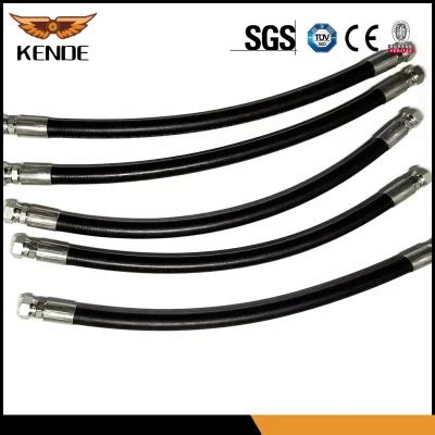 Four Steel Wire Reinforcement Spiral Wrapped Surface High Pressure Hose