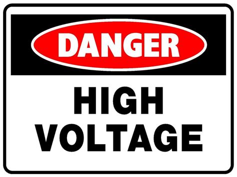 High Voltage Warning Signs - ClipArt Best