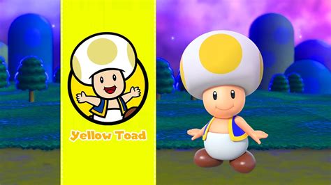 Yellow Toad Mario