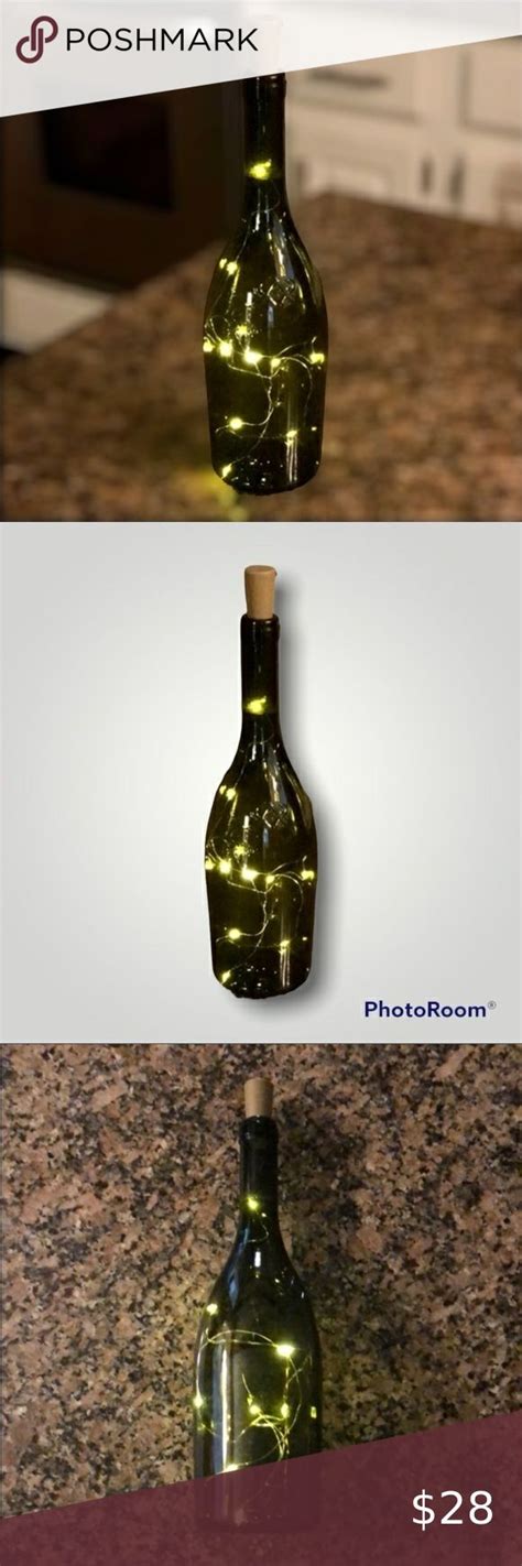 Fairy lights in wine bottle | Lighted wine bottles, Fairy lights, Wine ...