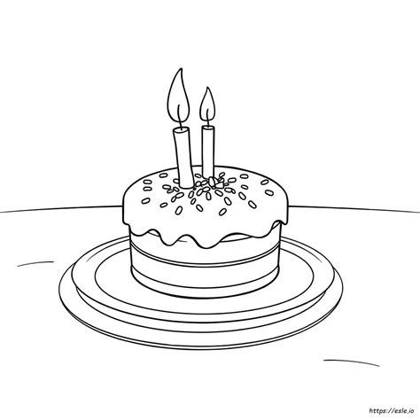 Chocolate Cake Colouring