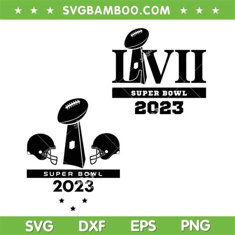 NFL SuperBowl 57 SVG PNG