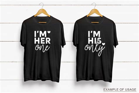 Couples Matching Shirts Svg Bundle T Shirt Making Svg Svg Etsy