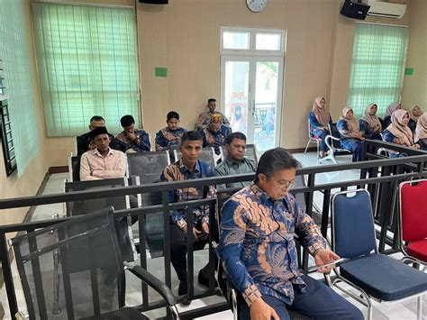 Rapat Bulanan Periode Maret Mahkamah Syariyah Bireuen Mahkamah