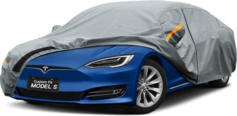 Kayme Heavy Duty Car Cover Waterproof All Weather Custom Fit For Tesla