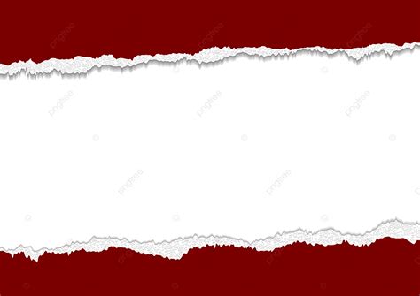 Torn Paper Edge Vector Design Images Banner Design Of Red Torn Paper