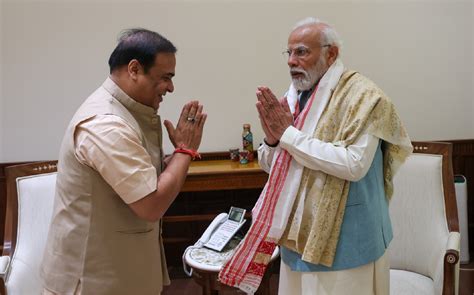 CM of Assam calls on PM | Prime Minister of India