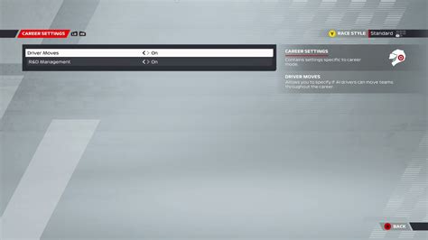 F1® 22 Career Settings For Xbox Series X - An Official EA Site