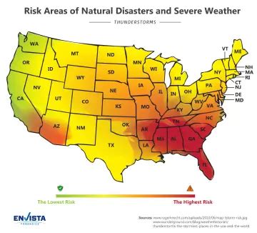 Disaster Map Of Us - Galina Christiane