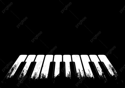 Fondo Teclas De Piano En Blanco Y Negro Fondo Negro Tecla Del Piano