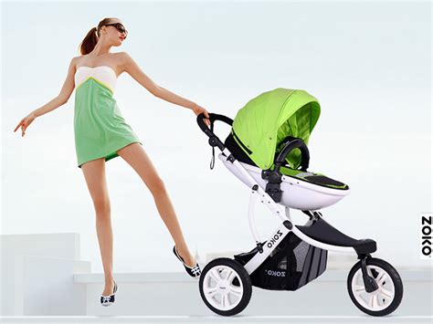 Купить Коляска трехколесная zoko высокая пейзаж детская коляска ...