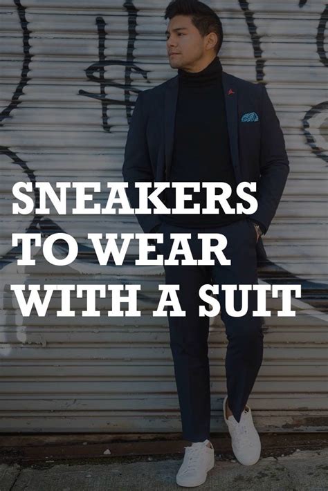 Sneakers To Wear With A Suit White Sneakers With Suit Suit And