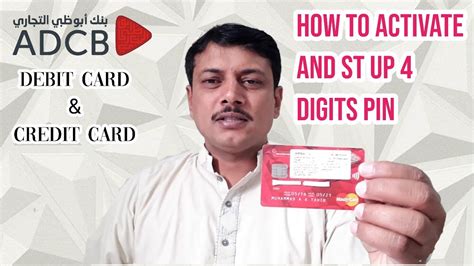 How To Activate And Set Up 4 Digits Pin For Adcb Debit And Credit Card