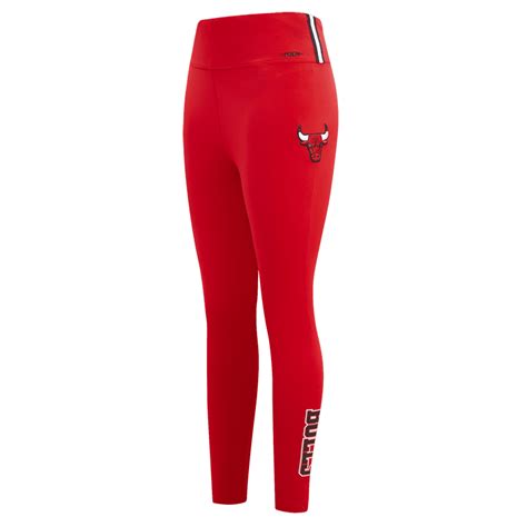 Nba Chicago Bulls Classic Womens Jersey Legging Red Pro Standard