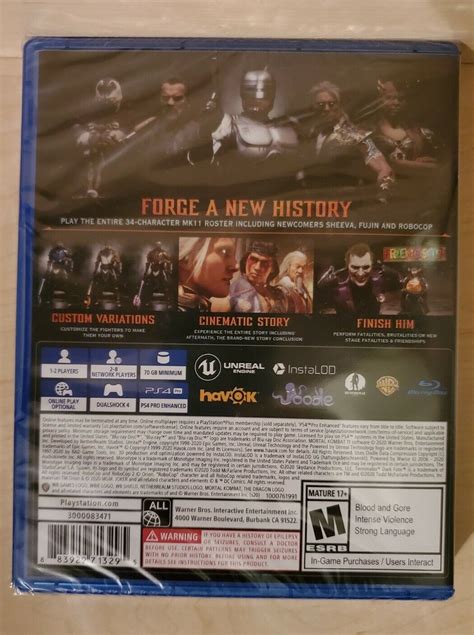 Mortal Kombat 11 Aftermath Kollection Sony Playstation 4 For Sale Online Ebay