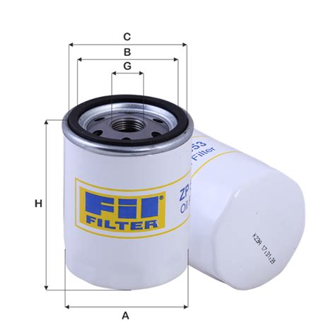 ZP 553 - Oil Filter - Fil Filter - Online Catalogue