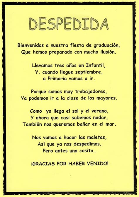 Poemas De Graduaci N De Primaria Imagui