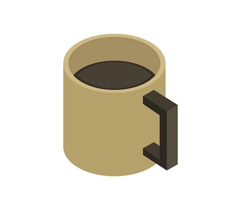 Premium Vector Coffee Cup Isometric