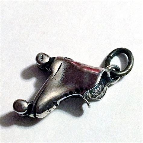 Vintage Sterling Silver Rollerskate Dangle Charm Vintage Etsy Canada