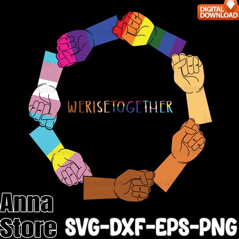 Hand Svg Pride Svg LGBT SVG Bundle Lesbian Svg Gay Svg B Inspire Uplift