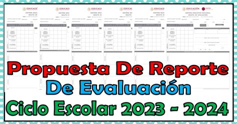 Propuesta de reporte de evaluación por fases y campos formativos para