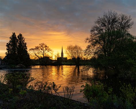 Salisbury Cathedral - A breathtaking view of the Spire as seen from