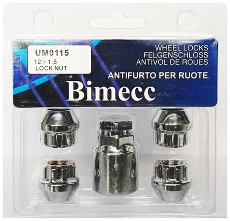 Гайки-секретки Bimecc М12 х 1.5, комплект из 4 шт — купить в интернет ...