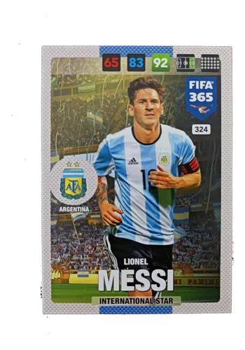 Carta Adrenalyn Lionel Messi Fifa Importada Panini Meses Sin