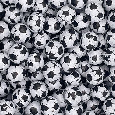 Black And White Chocolate Footballs Pennies Sweets Pennies Sweets Ltd
